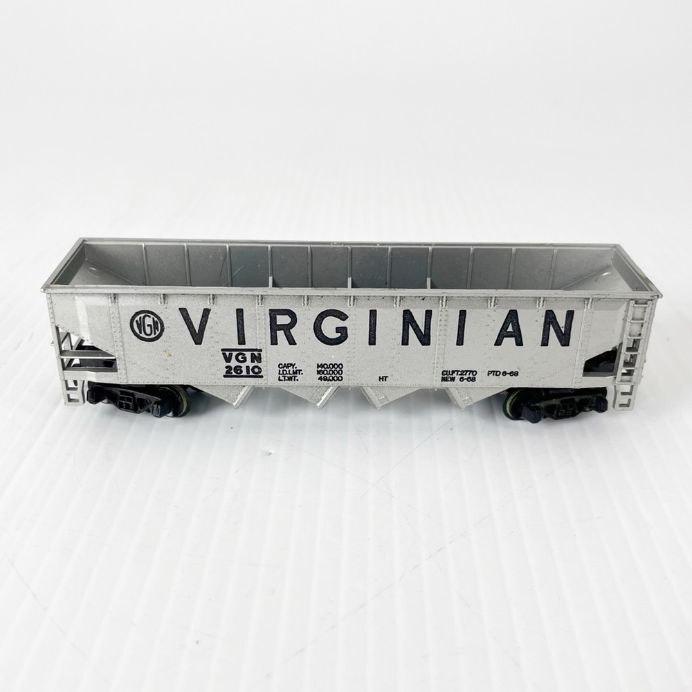 Tyco HO Scale Virginian VGN 2610 4 Bay Hopper Train Car Toy